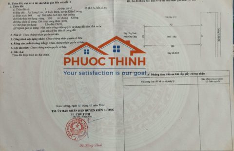 NỀN ĐẸP KDC VƯỢT LŨ - CÁCH QUỐC LỘ 80 KHOẢNG 20M